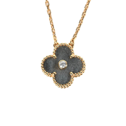 【入荷情報】Van Cleef ＆ Arpels ヴァンクリーフ ＆アーペル K18PG オブシディアン ヴィンテージアルハンブラ