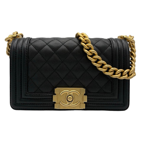【入荷情報】CHANEL シャネル BOY CHANEL SHOULDER BAG ボーイシャネル ショルダーバッグ ランダム番(2021年～) BLACK CAVIAR SKIN 中古 USED バッグ