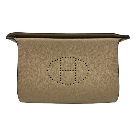 【入荷情報】 Hermes エルメス VIDEPOCHES ヴィドポッシュ ショルダーバッグ B刻(2023年) BEIGE MARFA トゴ 中古