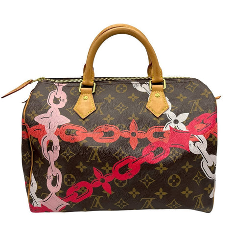 【入荷情報】 LOUIS VUITTON ルイ・ヴィトン SPEEDY30 スピーディー30 チェーンプリント ボストンバッグ MB1146(2016年)