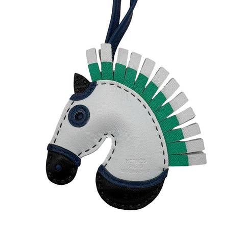 【入荷情報】 Hermes エルメス CHARM ジージーカマイユチャーム チャーム ブラック/ブルーブリュム/ブルードマルト/ミント アニョーミロ 中古