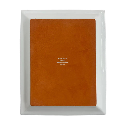 [Unused] Hermes Vide-Poche 3H "Maison des Carrés" 小物入れ (Trinket Tray) Multicolor Porcelain Unused (Display Item)