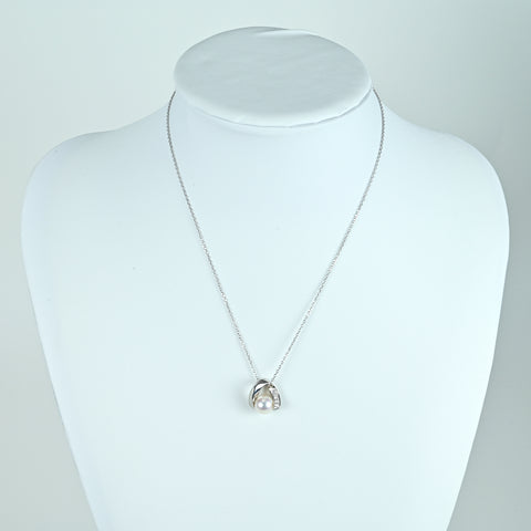 【中古】MIKIMOTO ミキモト PT900/PT950  アコヤパールペンダントネックレス P8.7mm 44cm 8.9g one price