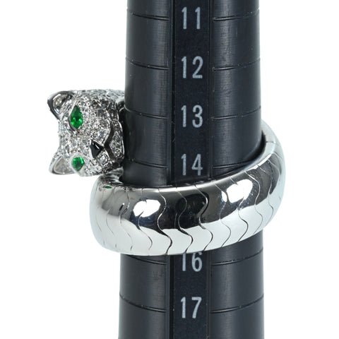 [Used] CARTIER K18WG PANTHERE LA CALDA Ring 21.6g #54