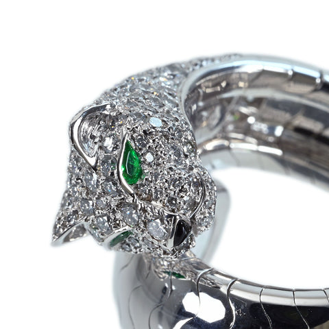 [Used] CARTIER K18WG PANTHERE LA CALDA Ring 21.6g #54