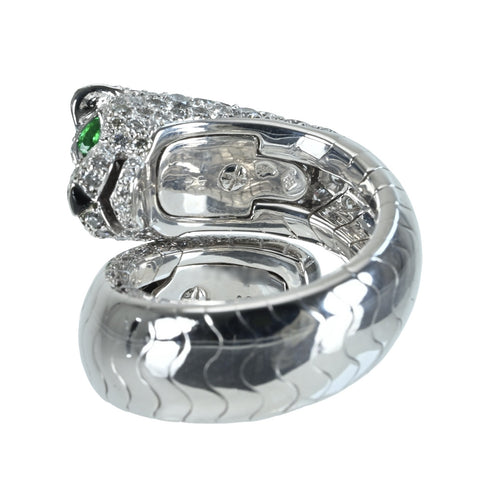 [Used] CARTIER K18WG PANTHERE LA CALDA Ring 21.6g #54