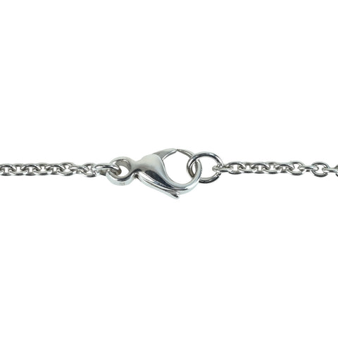 【Usado】CHANEL Chanel K18WG/cerámica collar de diamante Comète BOX 11.3g PRECIO ÚNICO