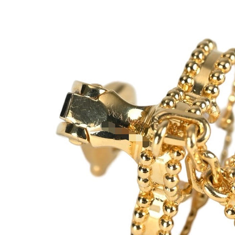 【中古】Van Cleef＆Arpels ヴァンクリーフ＆アーペル K18YG ピアス マジックアルハンブラ 3モチーフ  ジュエリー