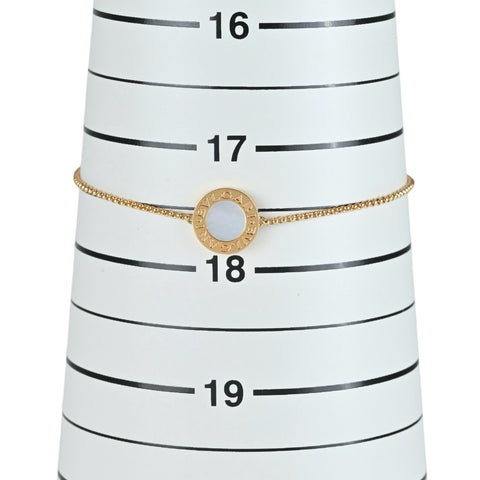 【Usado】BVLGARI Bulgari K18PG Pulsera de nácar Bulgari Bulgari