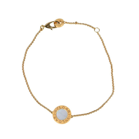 【Usado】BVLGARI Bulgari K18PG Pulsera de nácar Bulgari Bulgari