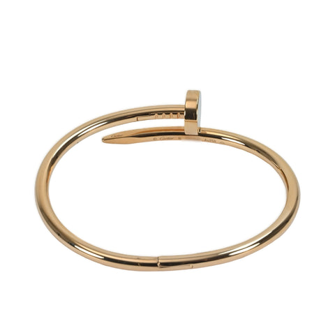 【中古】CARTIER カルティエ K18PG JUSTE UN CLOU  ジュスト アン クル ブレスレット 31.3g