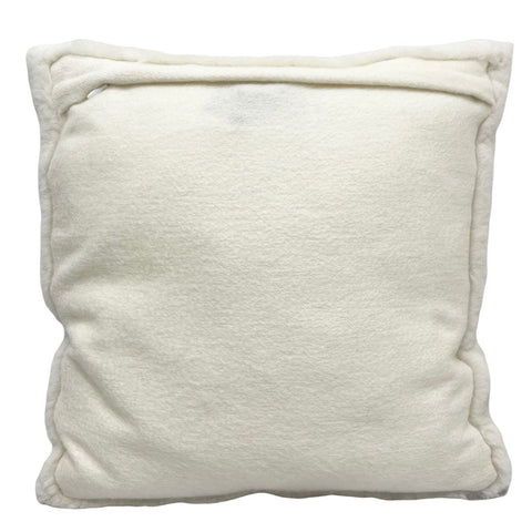 [Pre-owned] CHANEL Cushion Cover Only Accessories White Shearling Cashmere USED