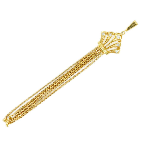 【Usado】MIKIMOTO Mikimoto K18YG/K14WG COLLAR DE PERLAS AKOYA doble