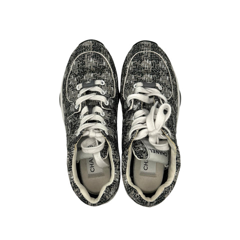 Used Chanel Tweed Sneakers 36 (Used, 2024 Shoes)