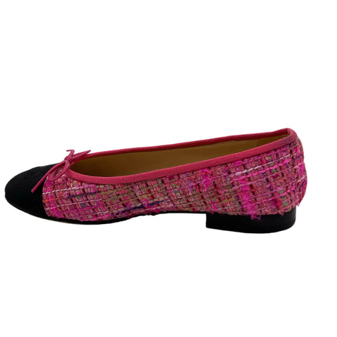 [Pre-owned] CHANEL Ballet Flats 37.5 USED Shoes