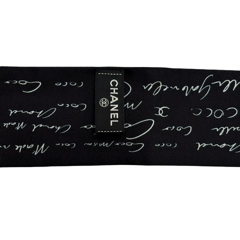 【中古】 CHANEL シャネル ツイリー 小物 ブラック 中古