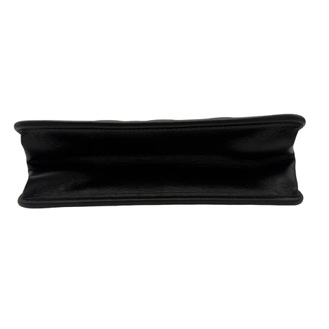 [Pre-owned] CHANEL Mini Flap Bag, Shoulder Bag, Random Serial (2021-), Black, Calfskin, Used Bag