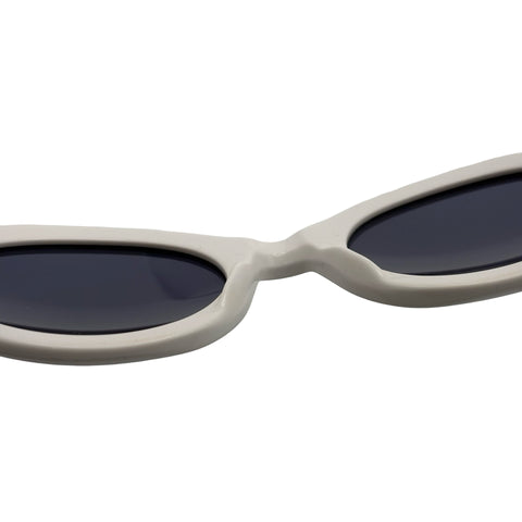 Used CHANEL Sunglasses White