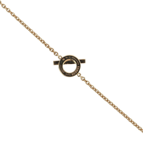 [Pre-owned] HERMES K18PG FINESSE DIAMOND Bracelet 3.8g