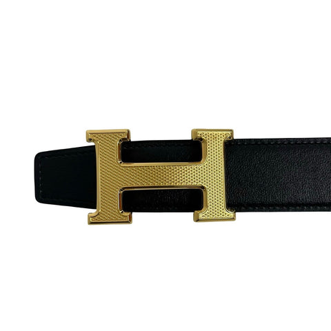 [Brand New] Hermes Belt Black/Dark Brown New Gift for Men