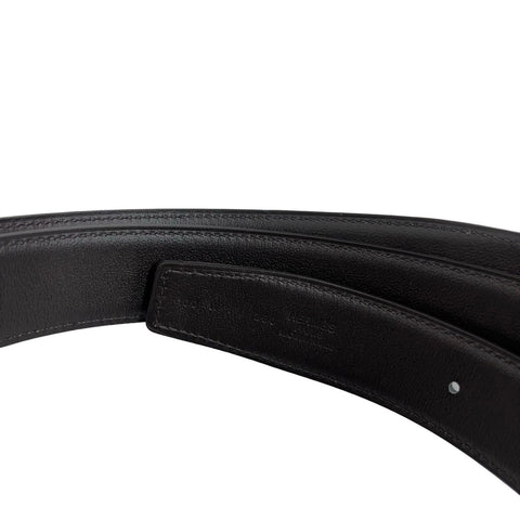 [Brand New] Hermes Belt Black/Dark Brown New Gift for Men