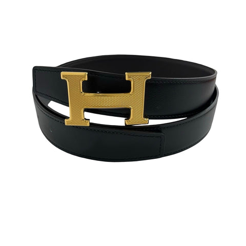 [Brand New] Hermes Belt Black/Dark Brown New Gift for Men