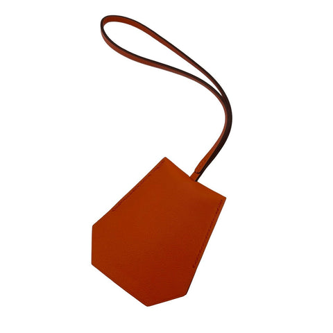 [Brand New] Hermes Charm Keychain Year-End Gift Accessory Orange Swift New ORANGE SWIFT