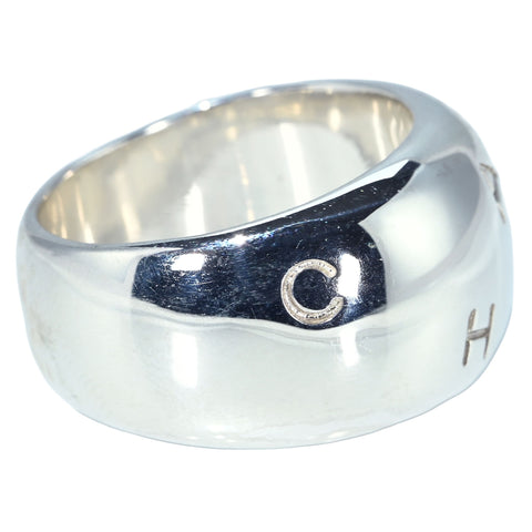 【Used】CHANEL Silver Ring Chanel Logo Ring 16.0g #15