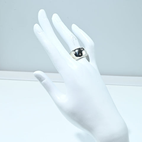 【Used】CHANEL Silver Ring Chanel Logo Ring 16.0g #15