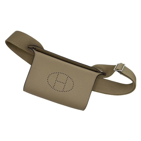 【美品】 Hermes エルメス VIDEPOCHES ヴィドポッシュ ショルダーバッグ B刻(2023年) BEIGE MARFA トゴ 中古 USED バッグ