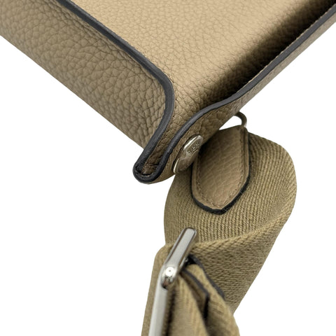 【美品】 Hermes エルメス VIDEPOCHES ヴィドポッシュ ショルダーバッグ B刻(2023年) BEIGE MARFA トゴ 中古 USED バッグ