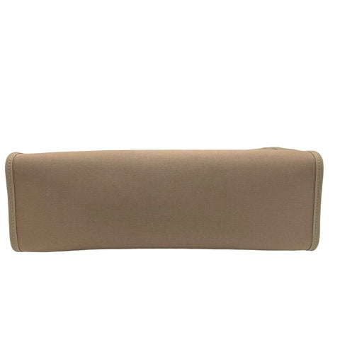 [Pre-owned] Hermes Herbag Zip 31 PM Shoulder Bag, Stamp A (2017), Brown/Blue, Toile Officier/Leather, Pre-owned