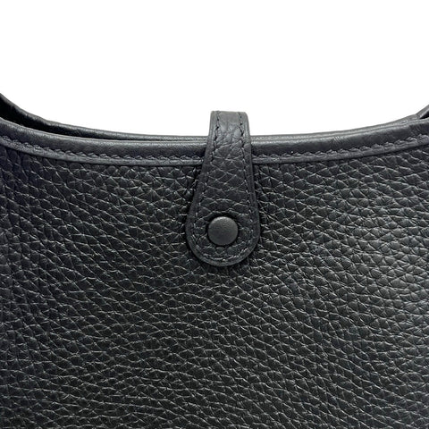 【新品未使用】 Hermes エルメス EVELYNE TPM エヴリンTPM ショルダーバッグ W刻(2024年) ブラック トリヨン 新品未使用 NEW バッグ