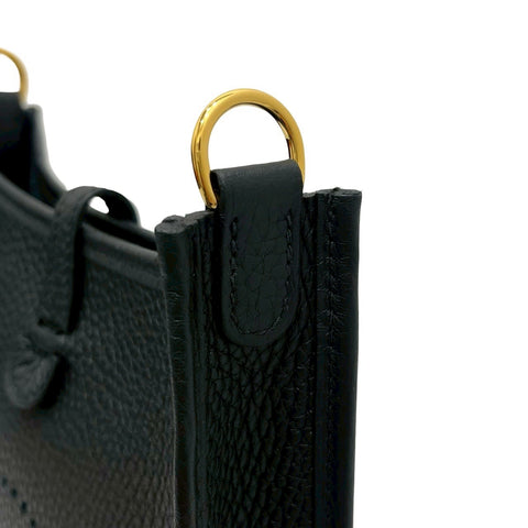 【新品未使用】 Hermes エルメス EVELYNE TPM エヴリンTPM ショルダーバッグ W刻(2024年) ブラック トリヨン 新品未使用 NEW バッグ