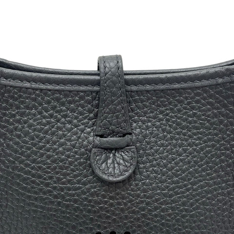 【新品未使用】 Hermes エルメス EVELYNE TPM エヴリンTPM ショルダーバッグ W刻(2024年) ブラック トリヨン 新品未使用 NEW バッグ