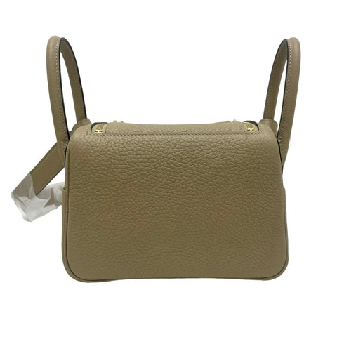 【新品未使用】 Hermes エルメス MINI LINDY ミニリンディ ショルダーバッグ W刻 (2024年) トレンチ トリヨン 未使用 NEW バッグ