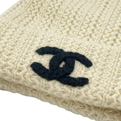 【Segunda mano】 CHANEL Gorro de punto Sombrero Prendas de vestir Accesorios USADO Segunda mano Hombres Mujeres