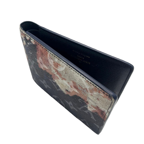 [Pre-owned] LOUIS VUITTON Multiple Wallet M82827 Monogram Bleach Canvas Wallet