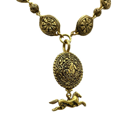 [Pre-owned] CHANEL Necklace Vintage Accessory Pre-owned