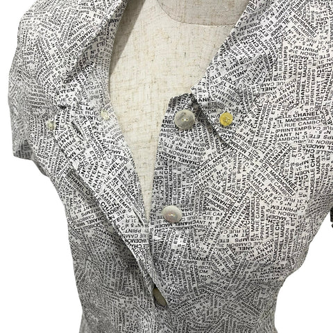 [Pre-owned] CHANEL Set-up Shirt & Skirt 38 USED Clothing
