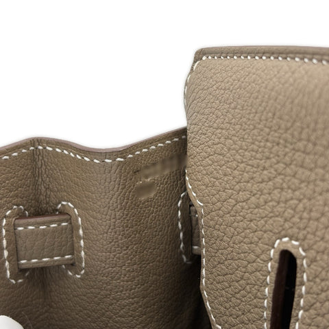 [Brand New] Hermes Birkin 25 Handbag, W Stamp (2024), Etoupe, Togo, Brand New, NEW Bag