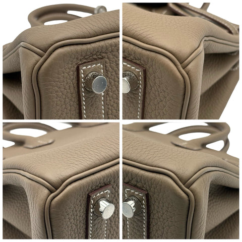 [Brand New] Hermes Birkin 25 Handbag, W Stamp (2024), Etoupe, Togo, Brand New, NEW Bag