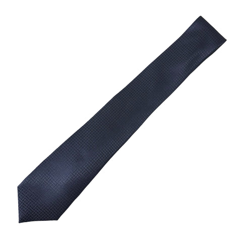 【A estrenar】 Hermès Corbata H tejió 7 cm "Upside Down" Accesorios Azul marino 100% Seda A estrenar Indigo SILK 15