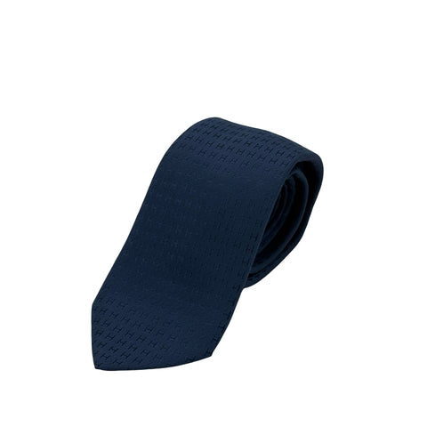 【新品未使用】 Hermes エルメス  ネクタイ H織りタイ 7 cm 《ファソネ H》 小物 ブルー系 絹100％ 新品未使用 indigo SILK 16