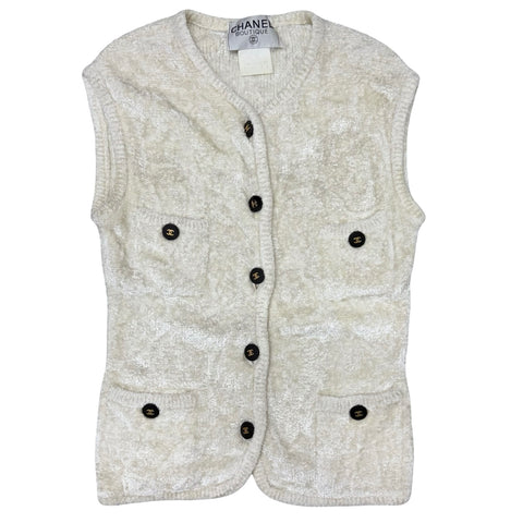 【Usado】CHANEL Chanel Chaleco 36 USADO Usado 1995 ROPA