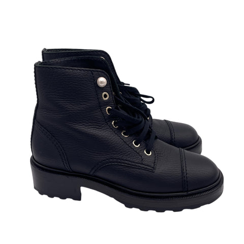 [Pre-owned] CHANEL Short Boots Shoes 37 USED Women's