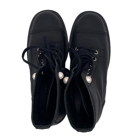 [Pre-owned] CHANEL Short Boots Shoes 37 USED Women's