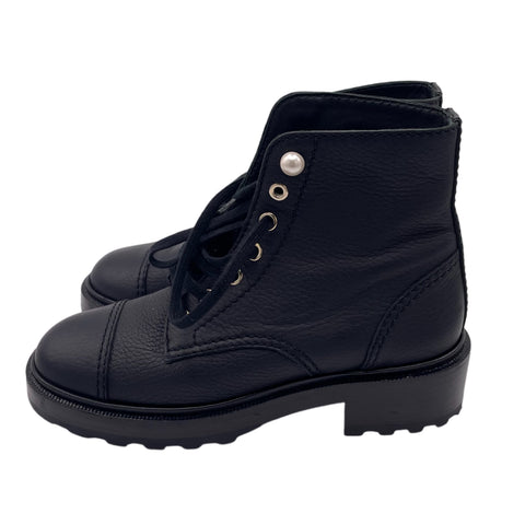 [Pre-owned] CHANEL Short Boots Shoes 37 USED Women's