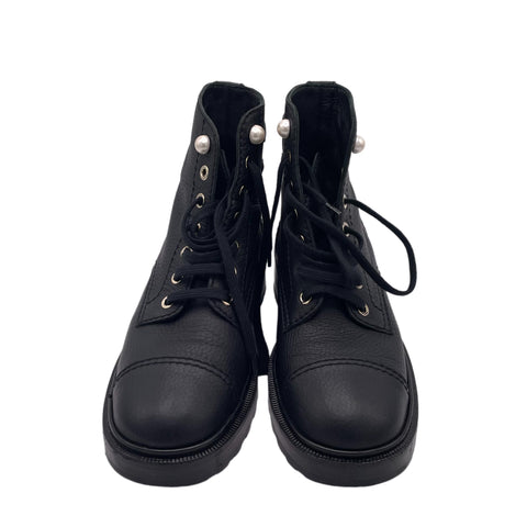[Pre-owned] CHANEL Short Boots Shoes 37 USED Women's