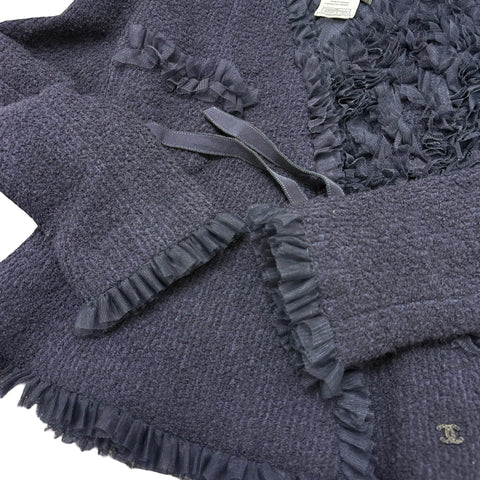 【中古】 CHANEL シャネル SET UP Conjunto Chaqueta Falda 36 USADO de segunda mano 2002 ROPA
